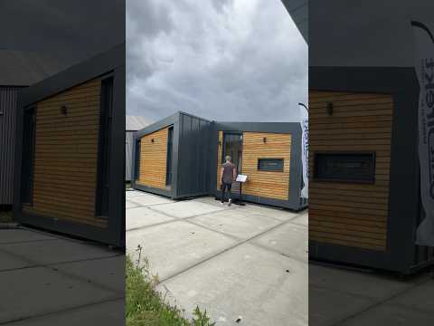 Touring a 495 square foot Prefab Home with 2 bedrooms! #hometour