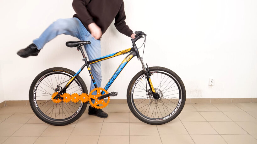 chainless bike 3D printed