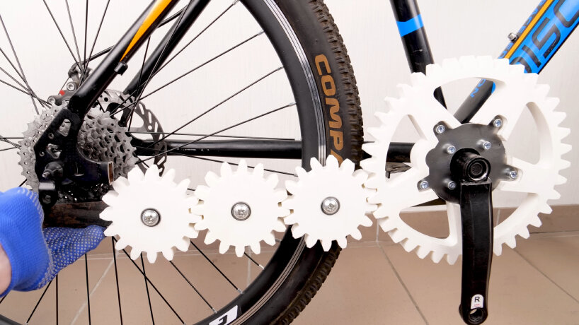 chainless bike 3D printed