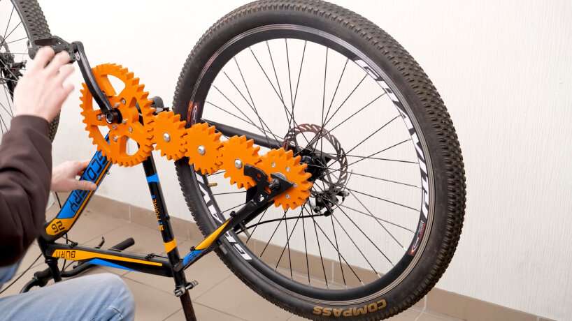 chainless bike 3D printed