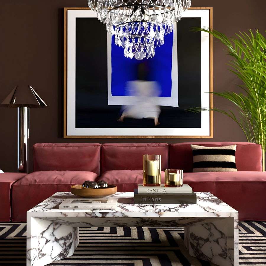 Loud luxury space by one of the top Decorilla designers, Marya W.