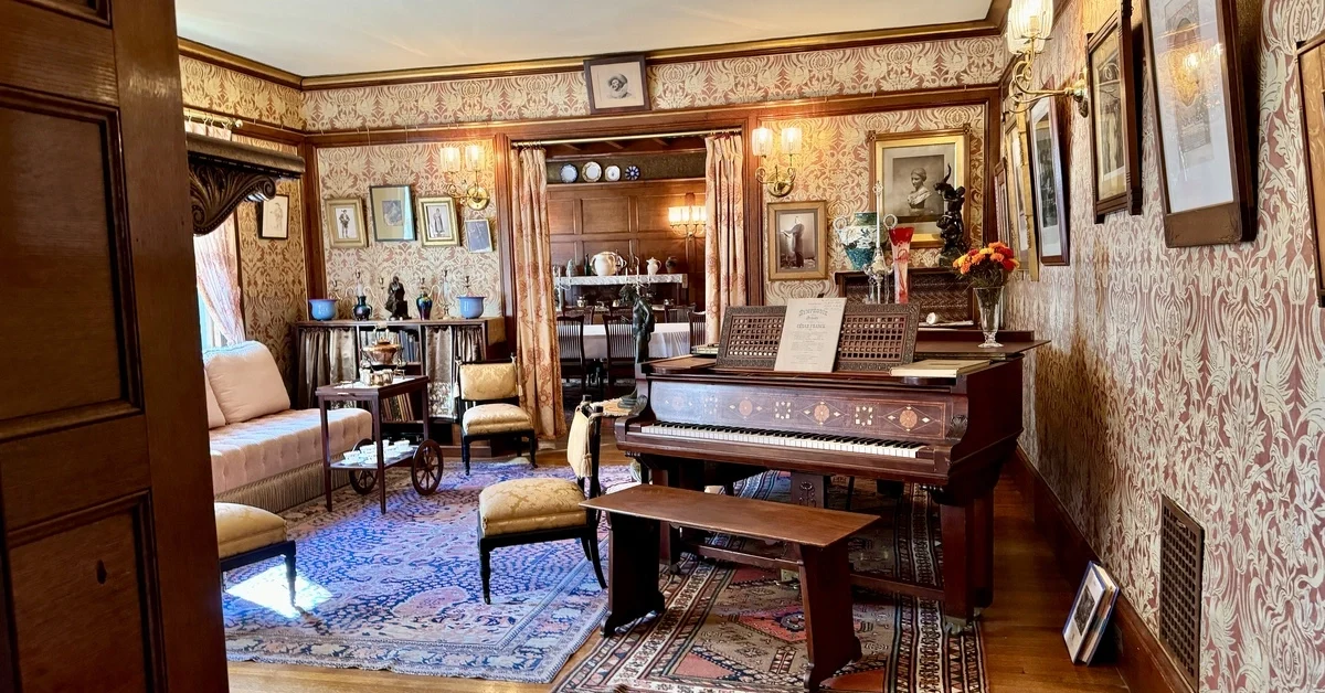 Parlor, Glessner House, Prairie Avenue and 18th Street, Near South Side, Chicago, IL