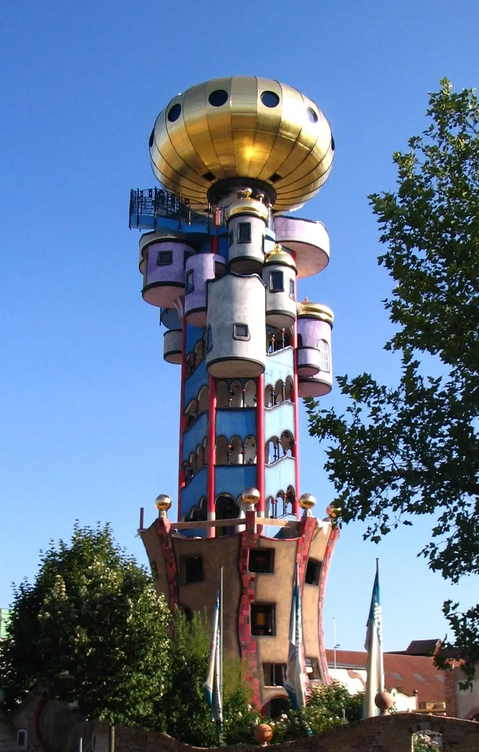 The Abensberg Kuchlbauer observation tower in Abensberg, Germany, 2009