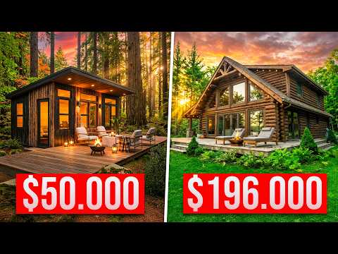 Inside 10 Prefab Log Cabin Homes You Can Buy From $50K (Amish Built & Turnkey!)