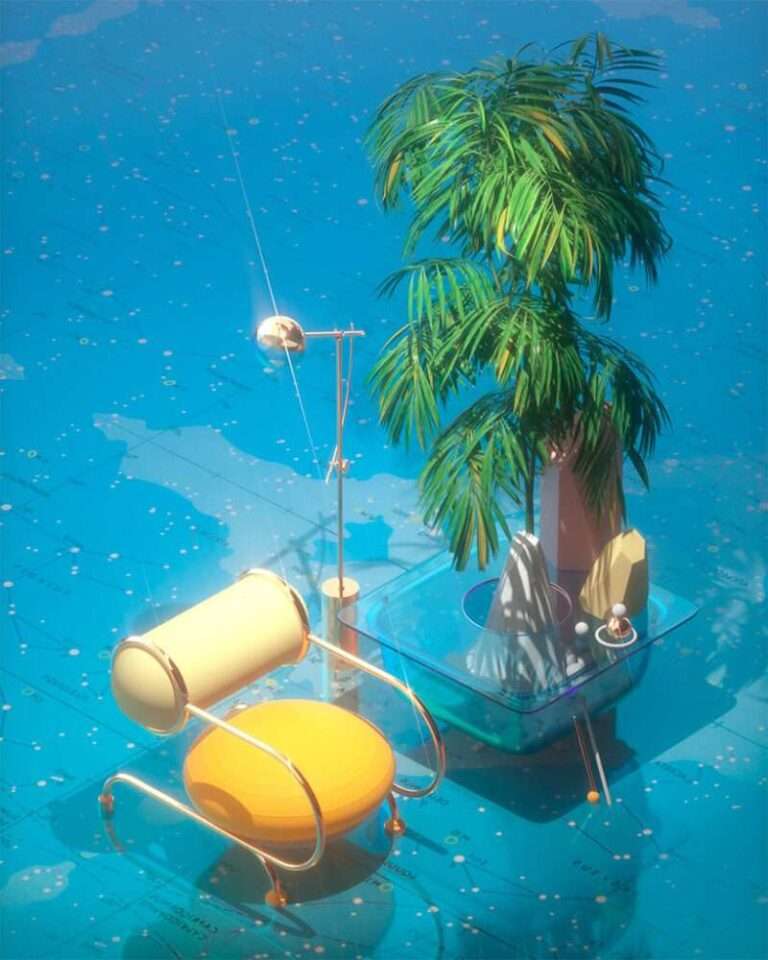 a collection of impossible dreamscapes imagines utopia beyond reality’s limits