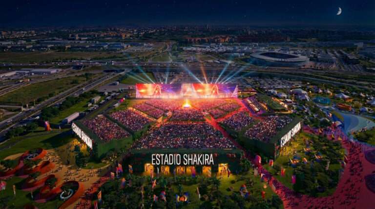 BIG Unveils a Temporary “Living” Stadium for Shakira’s Concert Residence in Madrid