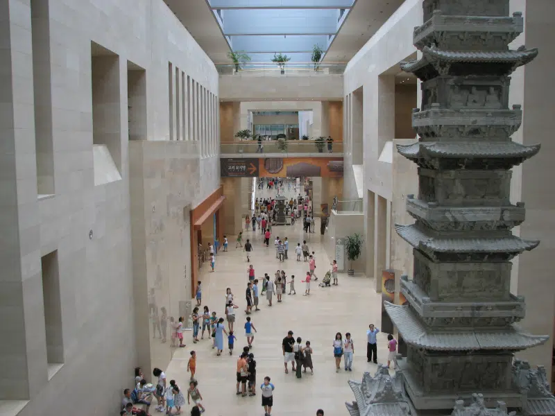 Interior of the National Museum of Korea