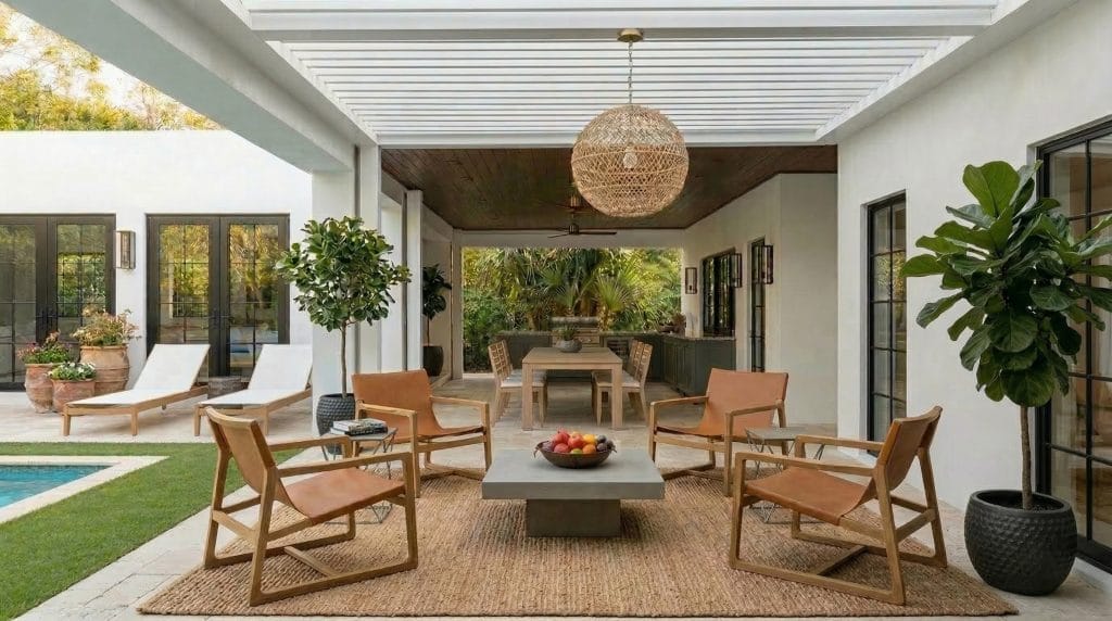  Contemporary patio design by Decorilla 