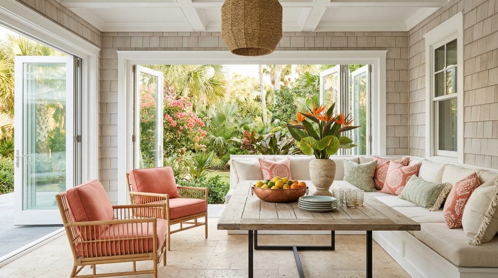 Chic outdoor dining space by Decorilla 