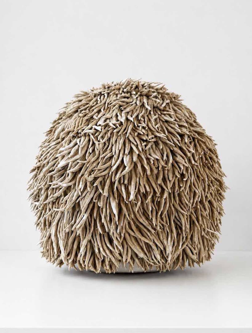 cracked textures sculpt melting landscapes for polar-inspired ceramic collection - 3