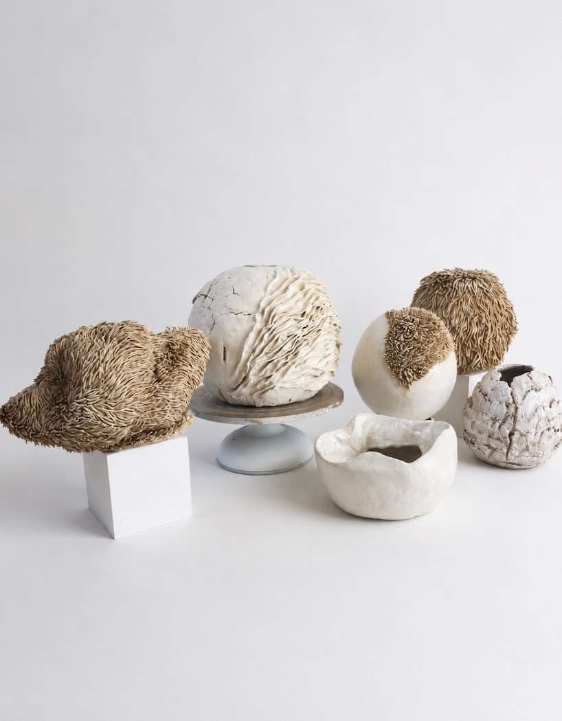 cracked textures sculpt melting landscapes for polar-inspired ceramic collection - 1