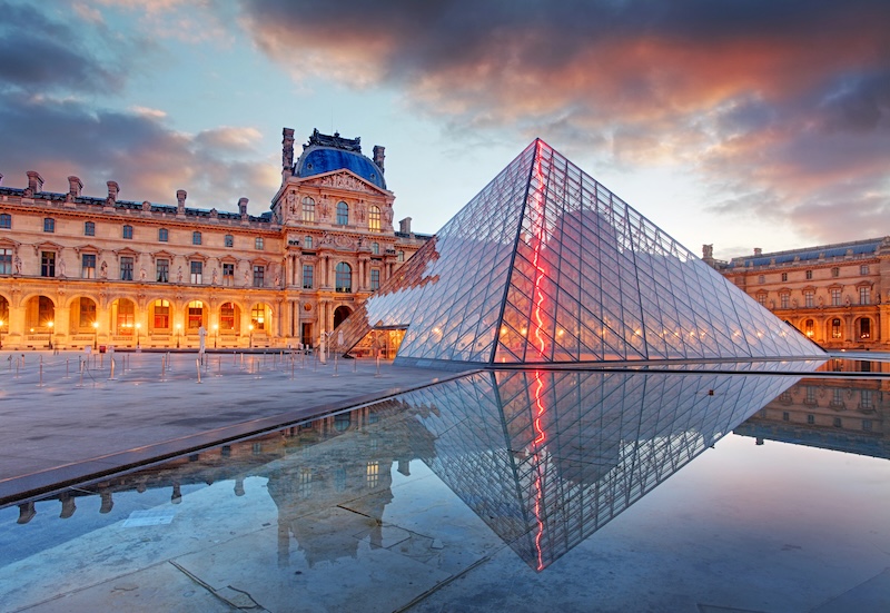 Louvre Museum in Paris France