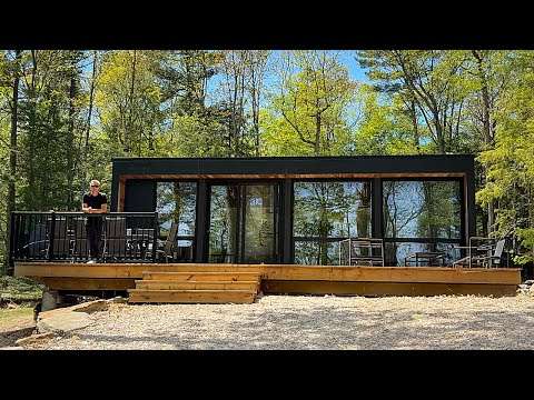 I Went to an Island to Explore a 1,280 sq ft Steel Frame Prefab Home!