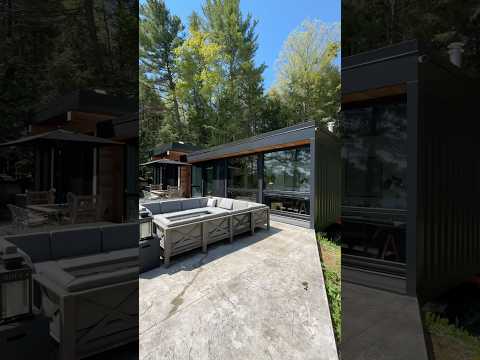Touring a 1,200 sq ft Prefab Home with a full wall of windows! #hometour