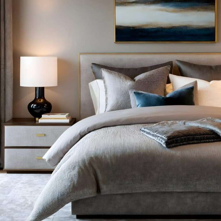 Before & After: Tranquil Grey Bedroom Ideas - Decorilla