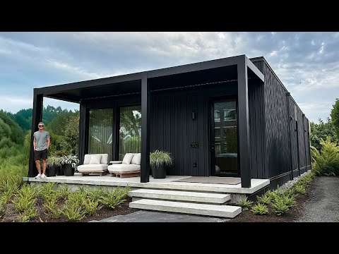 First Look at the New Prefab Home built with Fire Resistant Panels!!