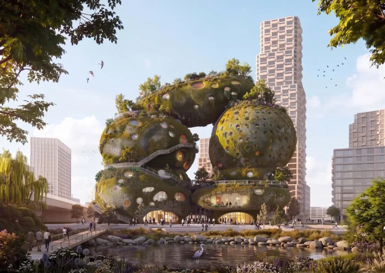 MVRDV Imagines a Towering “Bioutopia” for Rotterdam, Winning an International Design Competition