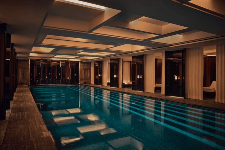Underground Spa in Paris Hotel Transports Guests Into a World of Quiet Luxury