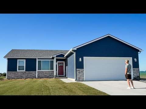Inside the 1,500 Sq Ft Prefab Home With a Full Basement and 2 Car Garage!!