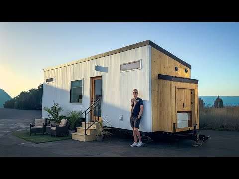 Inside the 238 square foot Prefab Home Designed for Full Size Living!