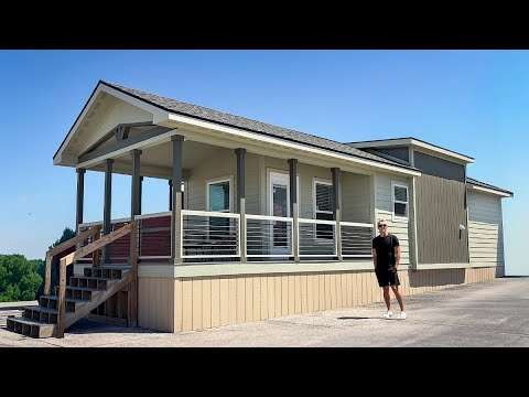Inside the 480 square foot Prefab Home with a Cozy Cottage Look!!