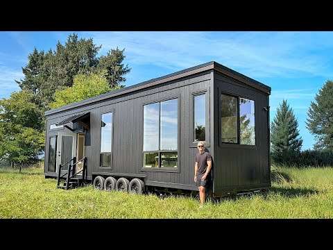 First Look at the New Prefab Tiny Home with 12' Ceilings!