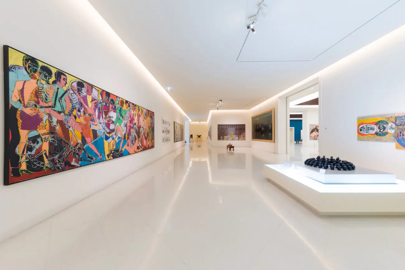 Artwork on display at Moca bangkok