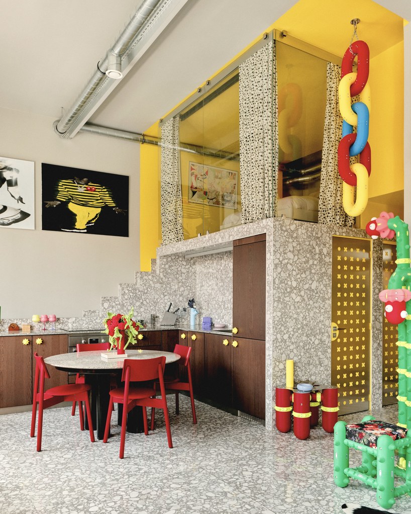 oversized flowers, terrazzo, and pop references ornament zyva studio’s paris showroom - 2