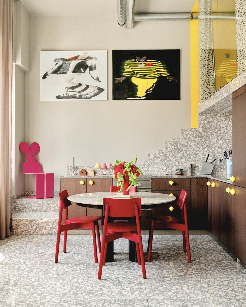 oversized flowers, terrazzo, and pop references ornament zyva studio’s paris showroom - 3