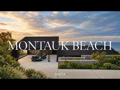 Architect Designs a Dream Home Into a Cliff Above the Ocean (House Tour)