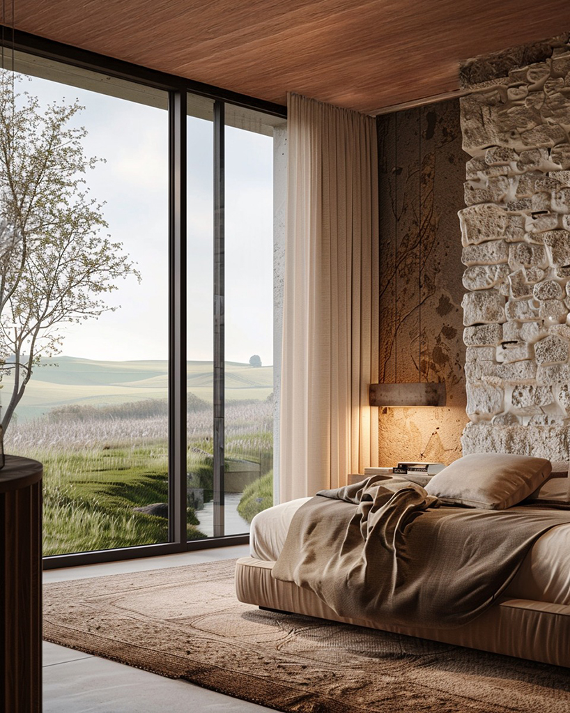 stone-built meadows boutique hotel takes shape around gardens in rural UK - 5