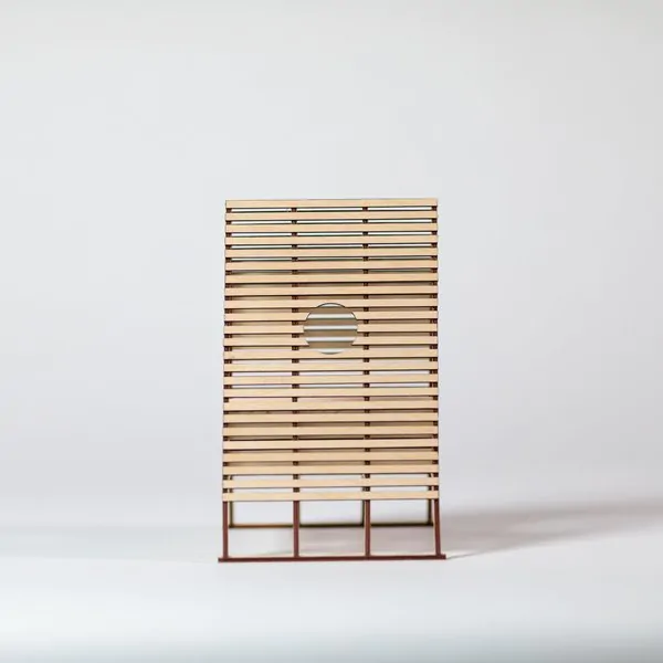 Sitting Structure #8 model side elevation